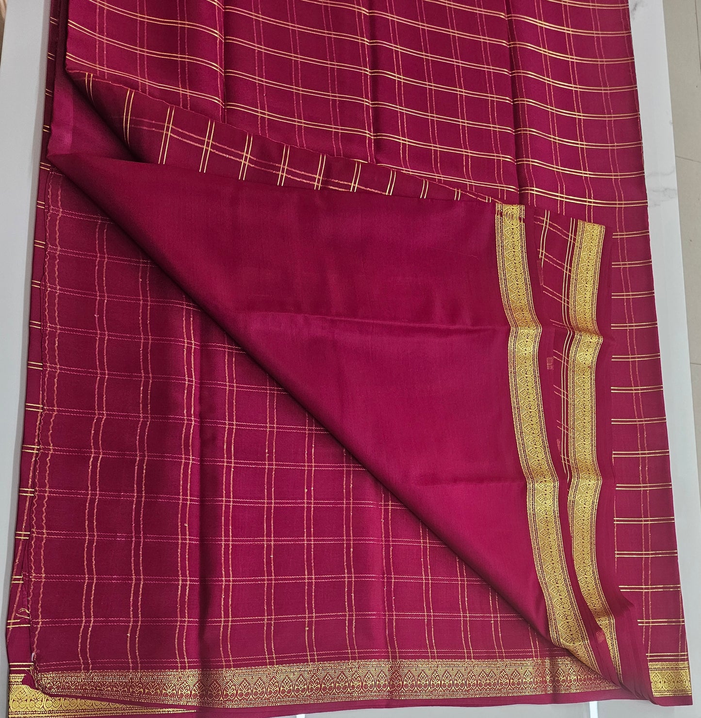 PINK - PURE MYSORE CREPE SILK
