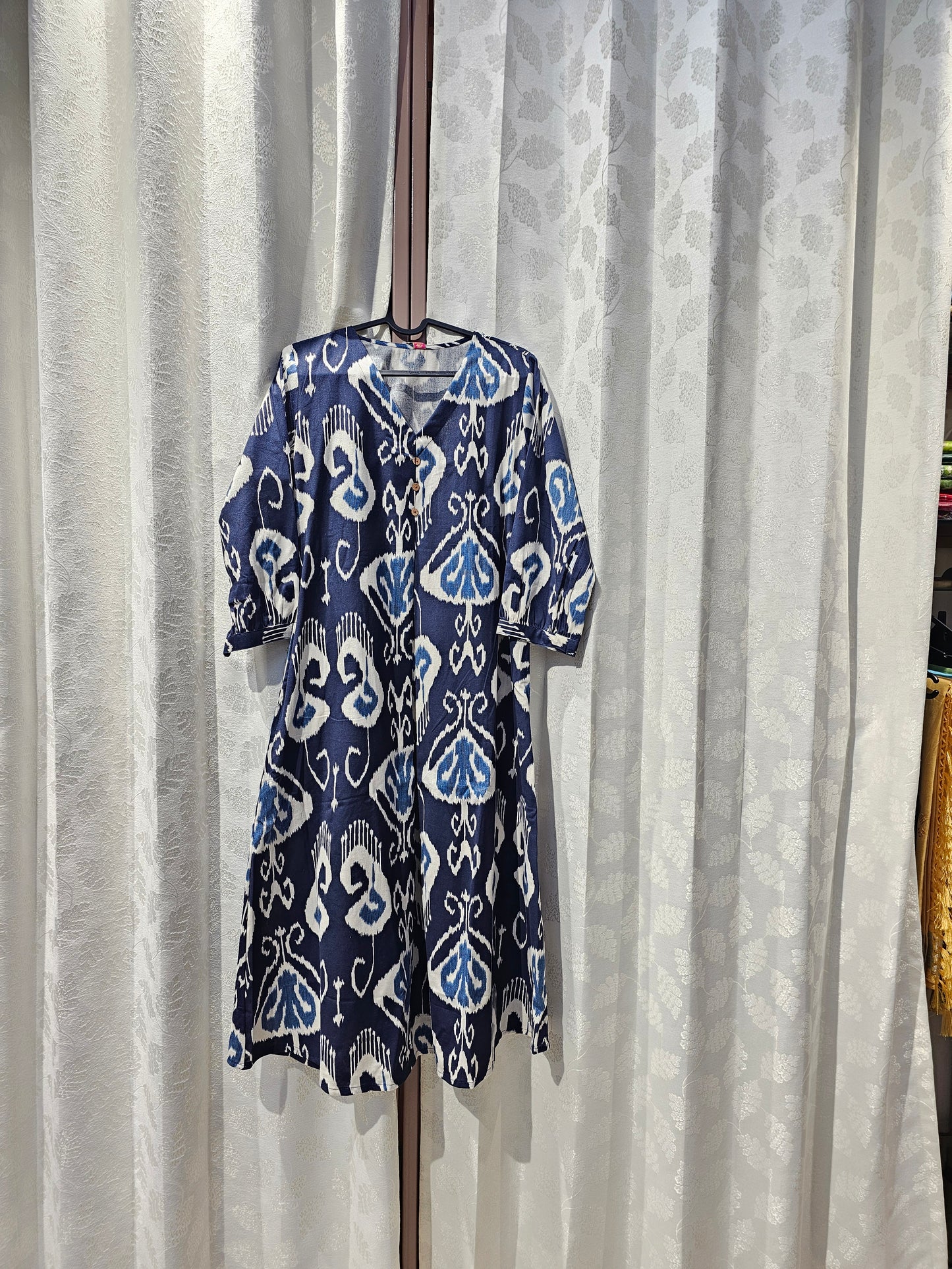 BLUE WHITE KURTI