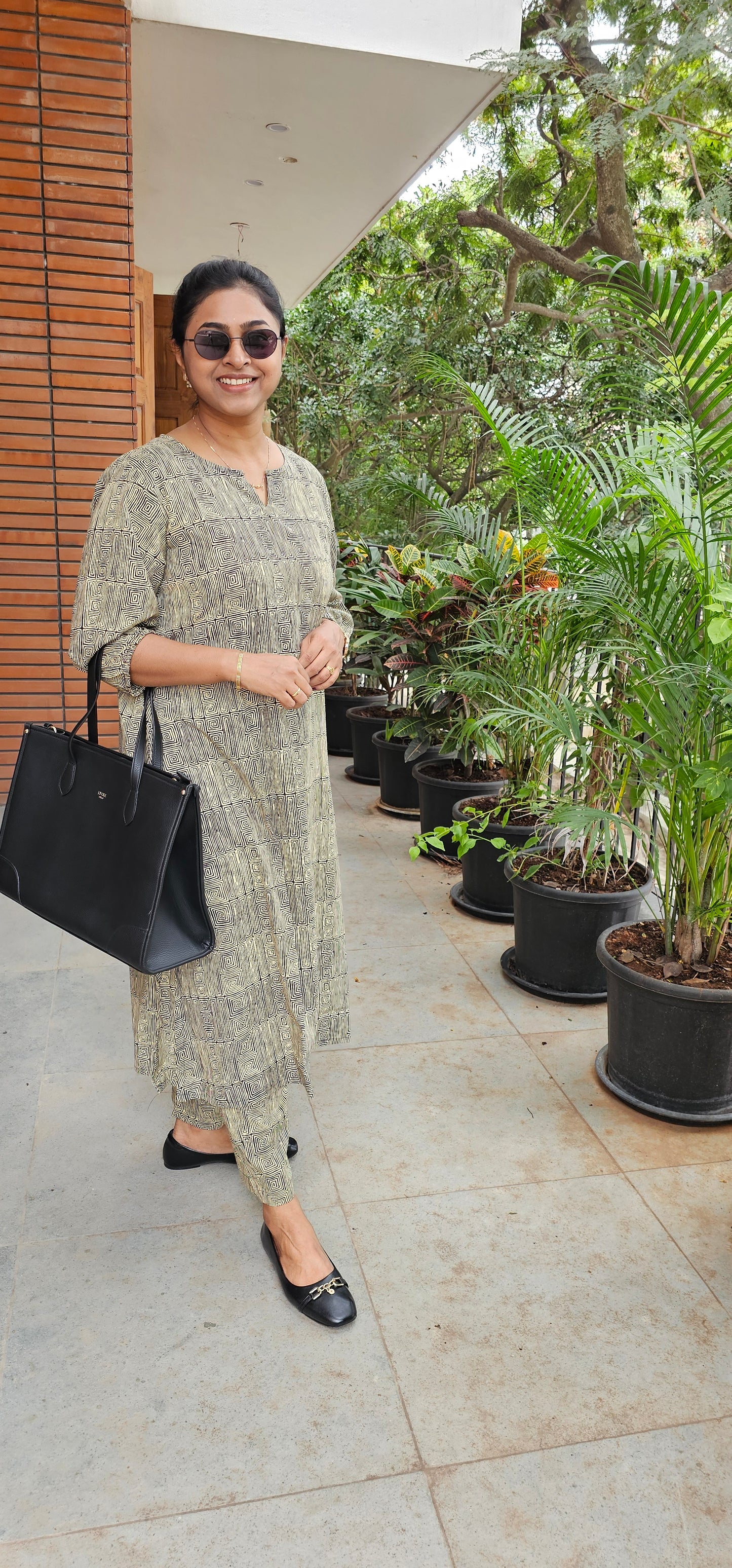 BEIGE - PURE COTTON CO-ORD SET