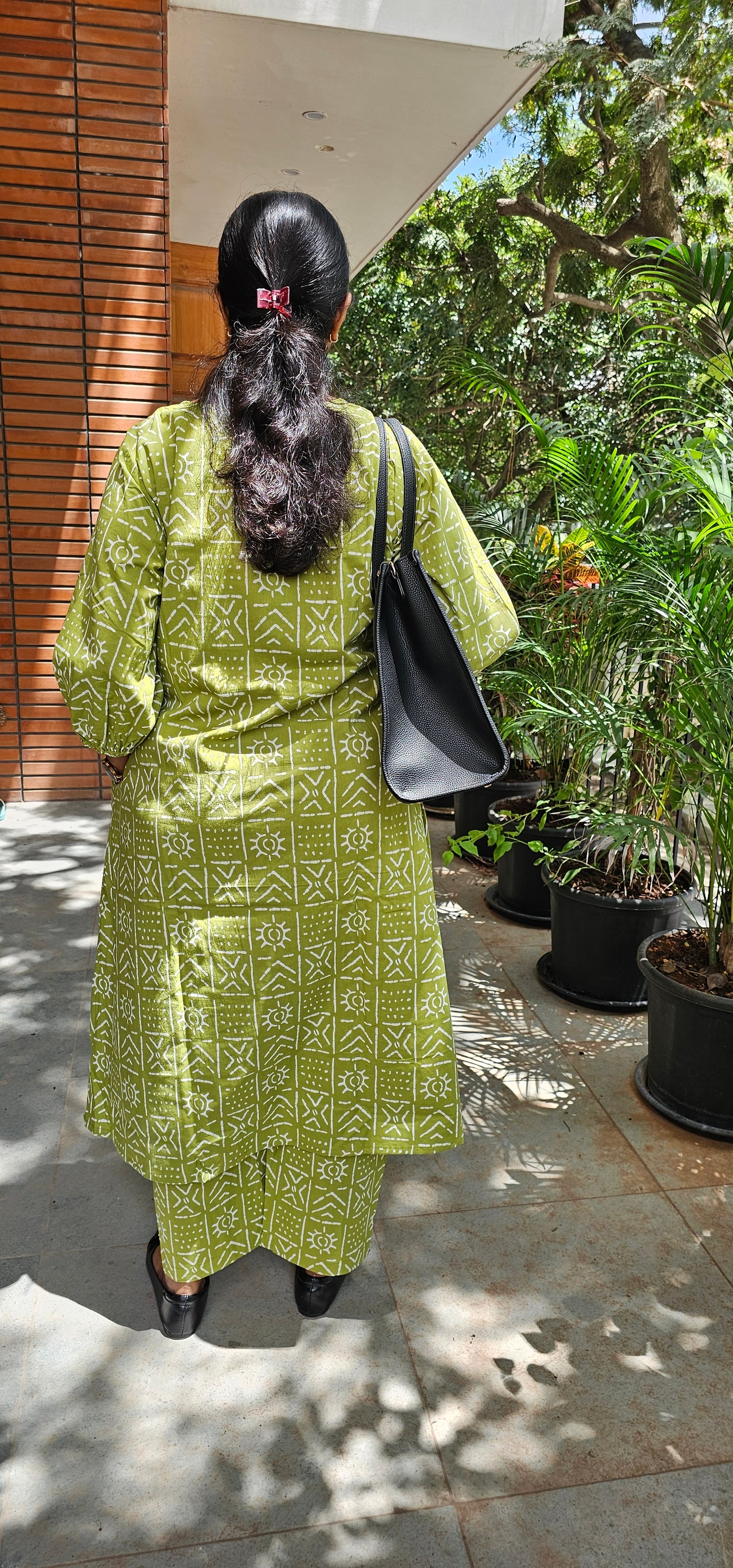 GREEN - PURE COTTON CO-ORD SET