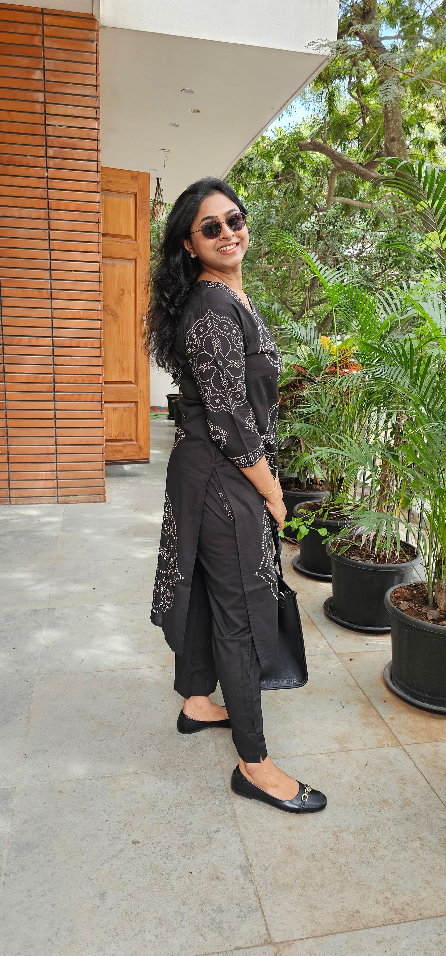 BLACK - PURE COTTON CO-ORD SET