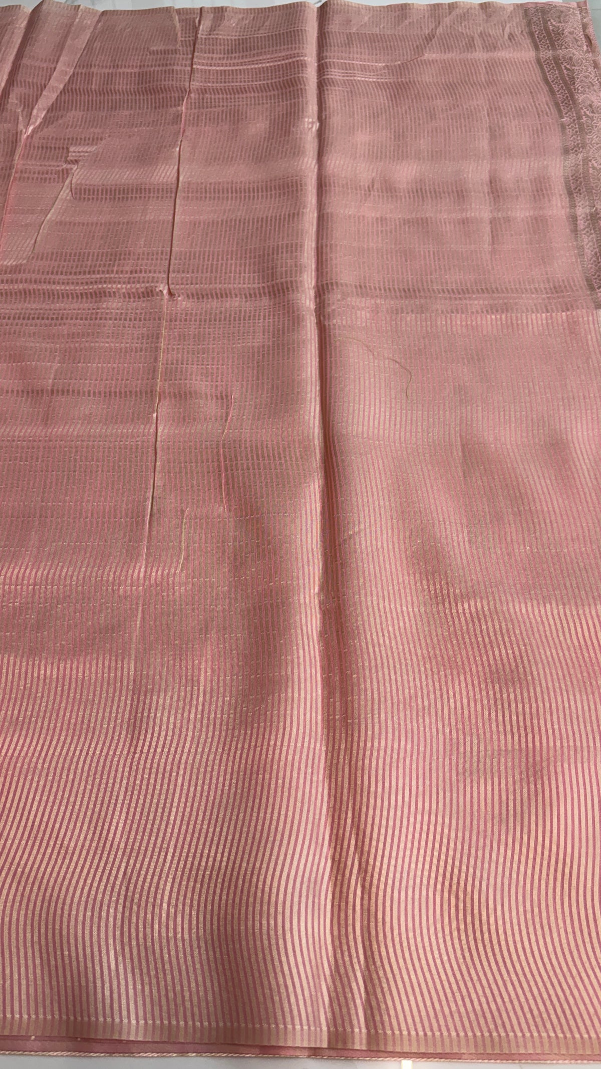 PINK WITH GOLD BUTTAS - BANARASI COTTON SAREE