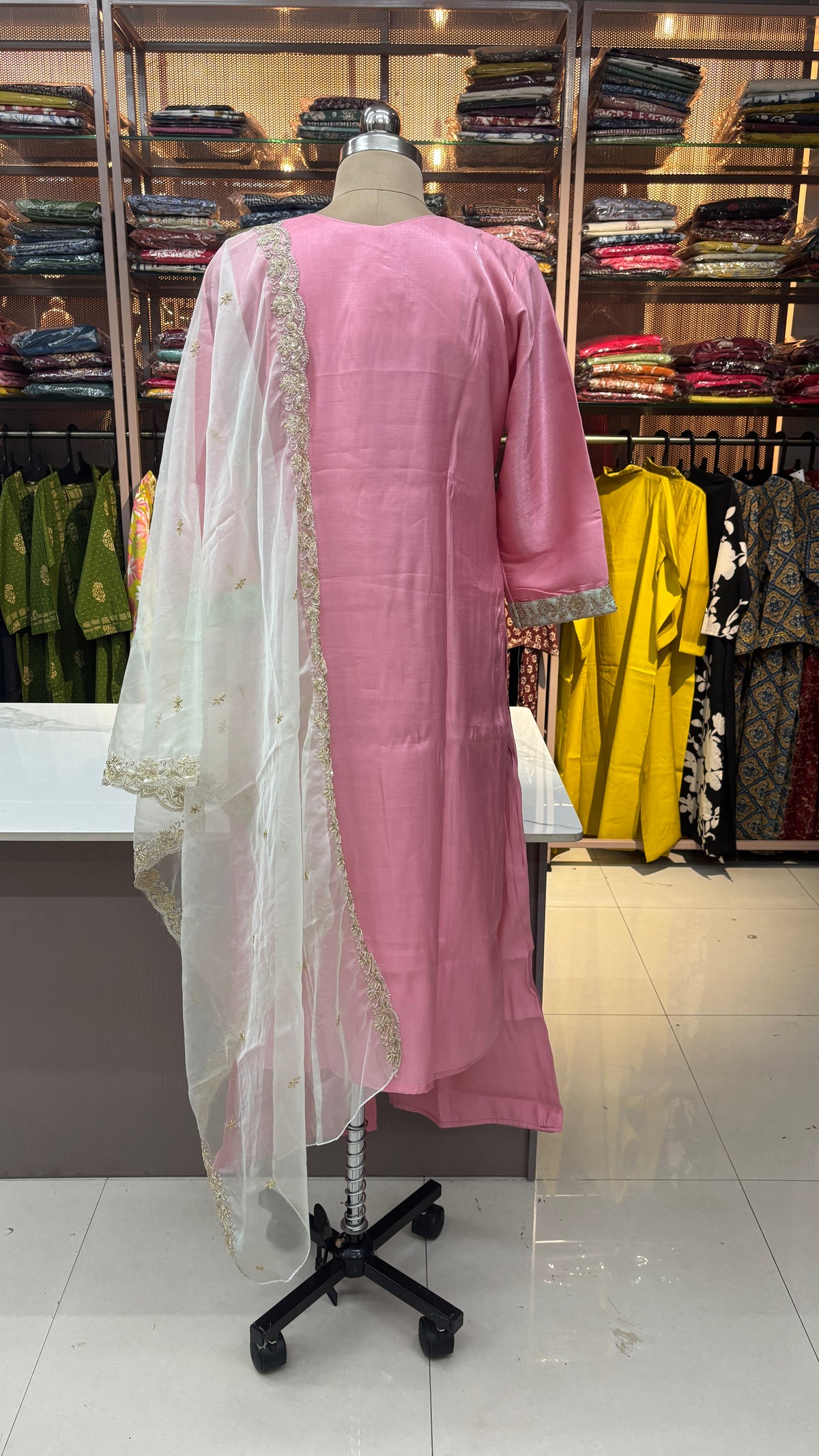 PINK - MULCHANDERI FESTIVE SUIT