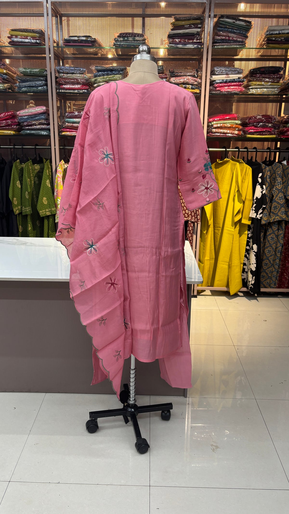 PINK- MULCHANDERI FESTIVE SUIT