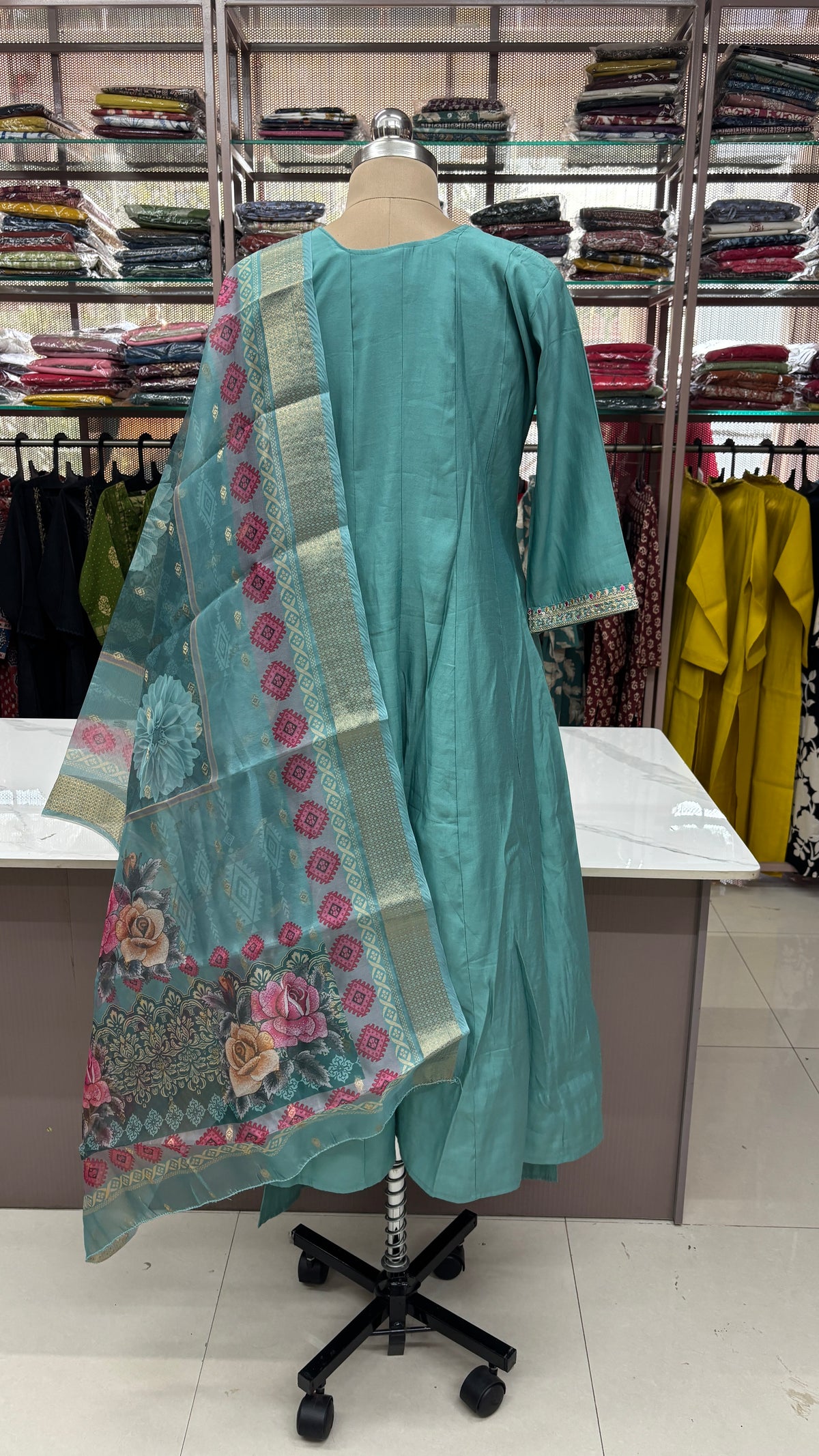 BLUE- PARTY WEAR SALWAR SUIT