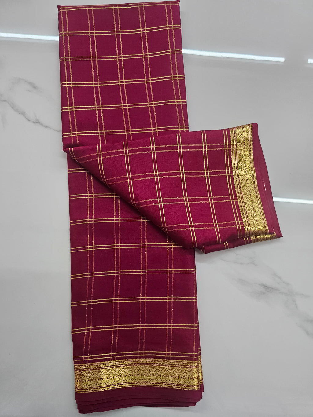 PINK  - PURE MYSORE CREPE SILK