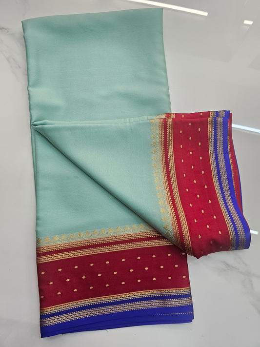 SEA BLUE WITH RED AND BLUE