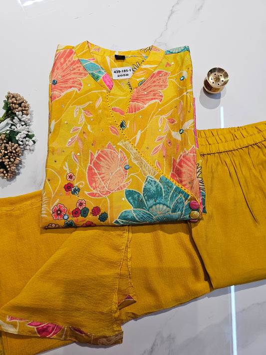 YELLOW- PARTY/FESTIVE WEAR SALWAR SUIT