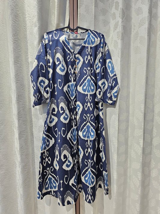 BLUE WHITE KURTI