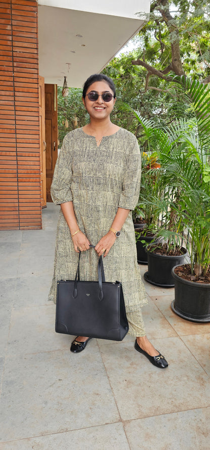 BEIGE - PURE COTTON CO-ORD SET