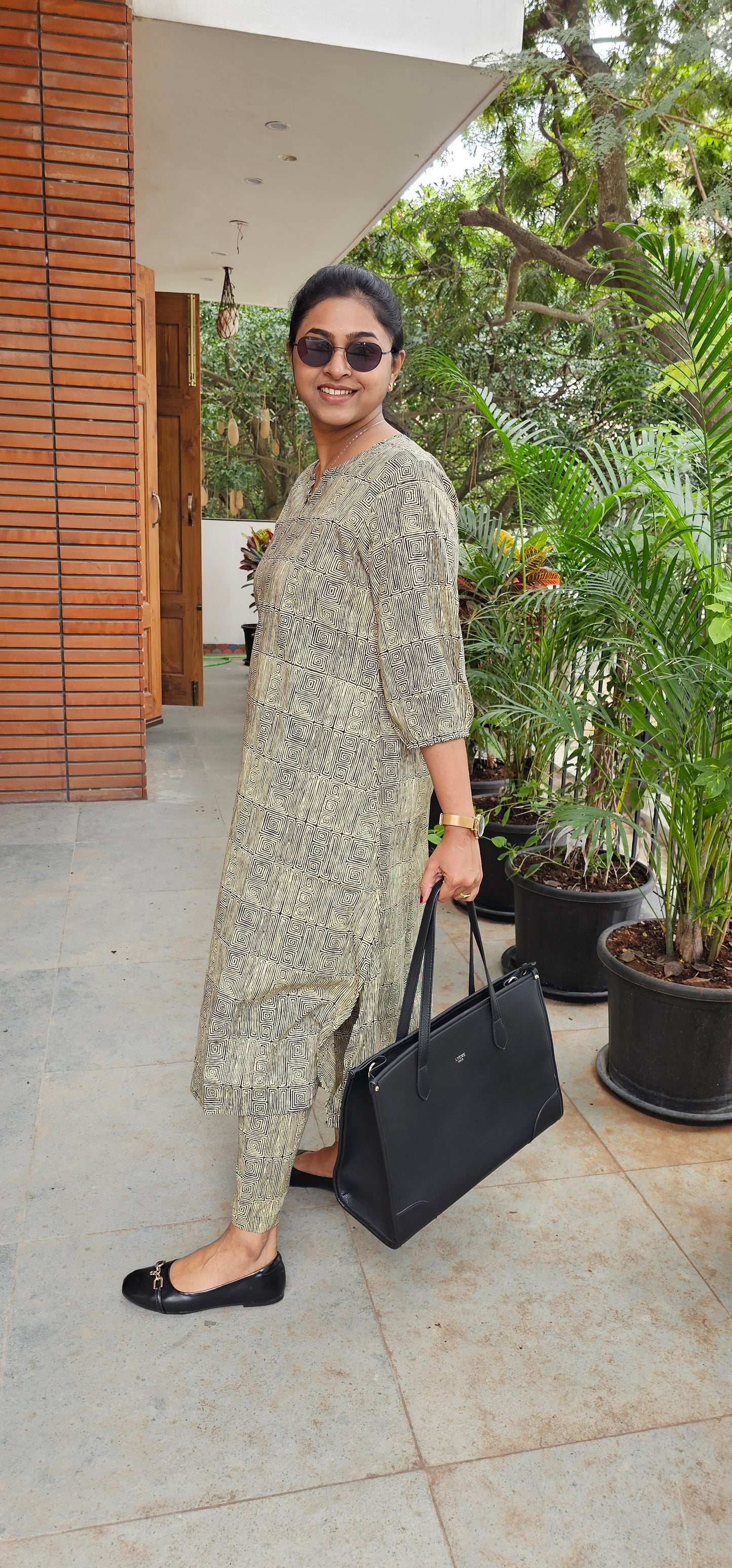 BEIGE - PURE COTTON CO-ORD SET