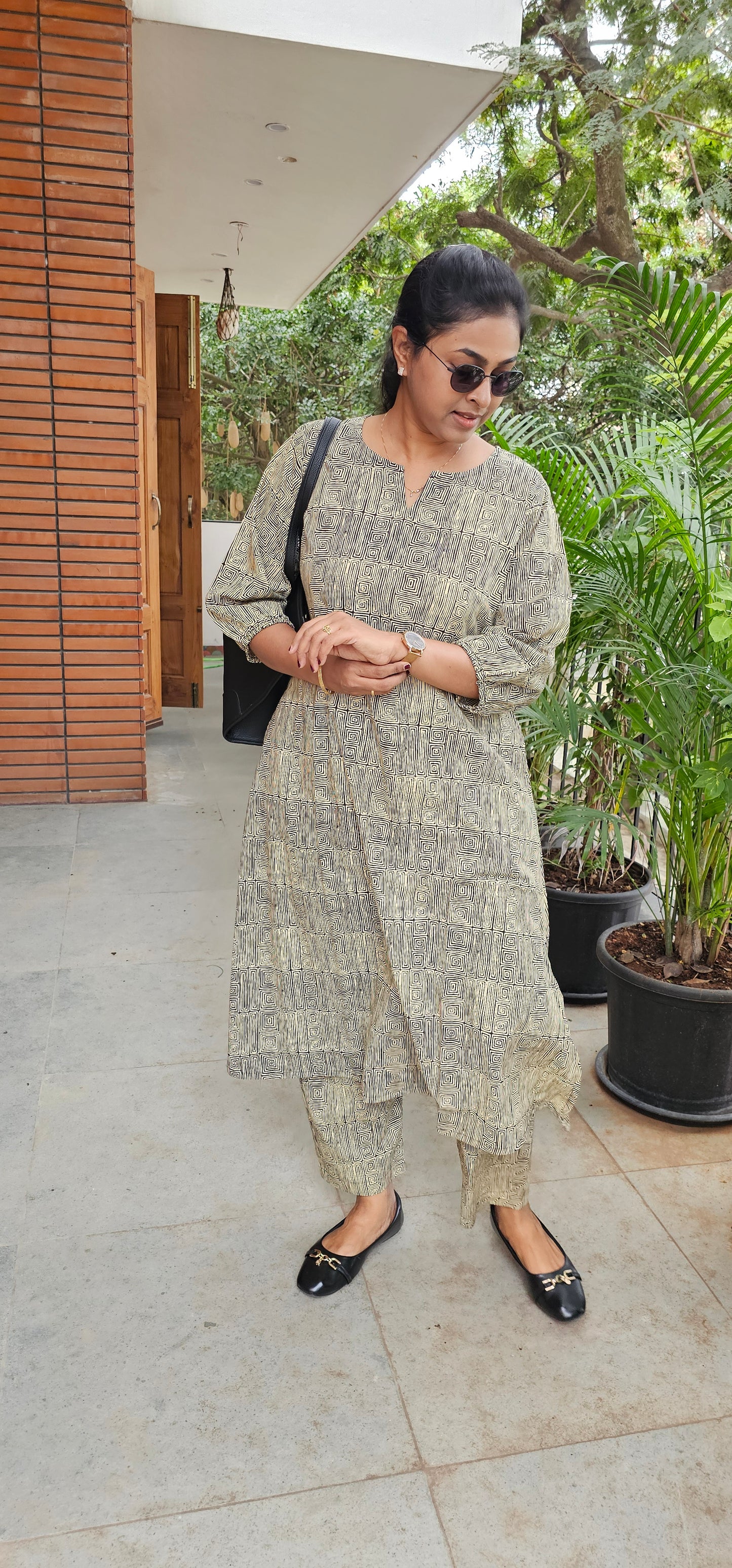 BEIGE - PURE COTTON CO-ORD SET