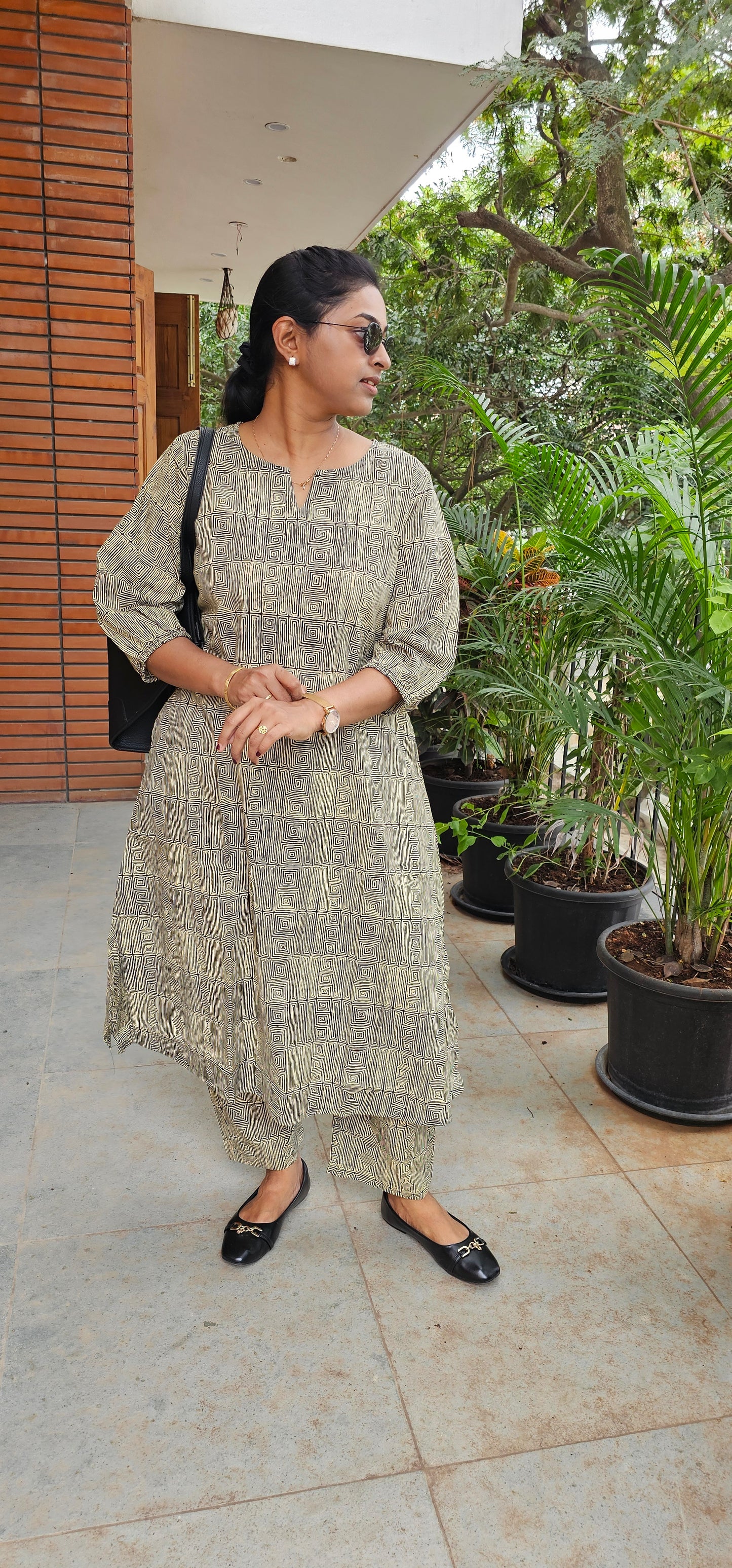 BEIGE - PURE COTTON CO-ORD SET