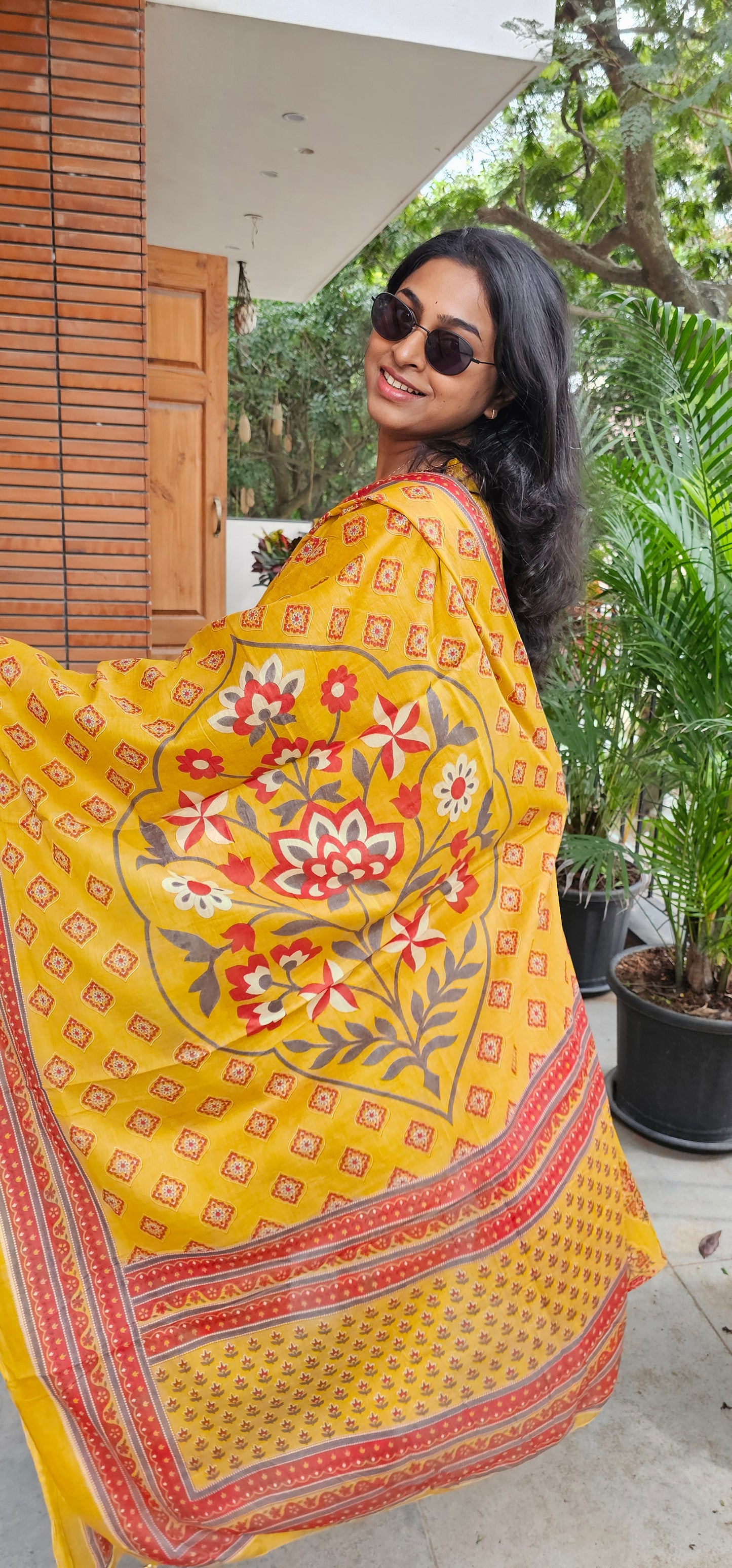 YELLOW - PURE COTTON KURTA SET