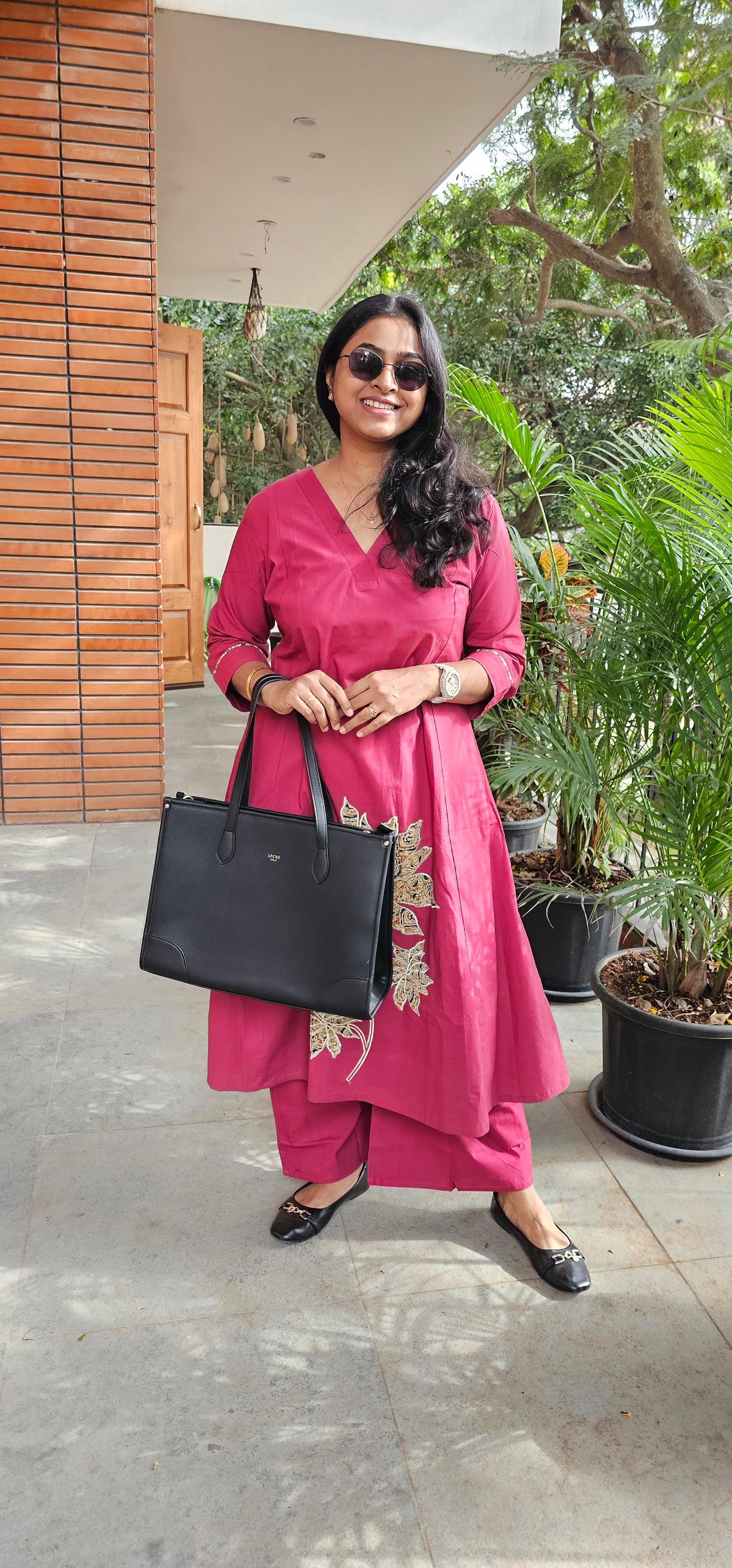 BURGUNDY - PURE COTTON CO-ORD SET
