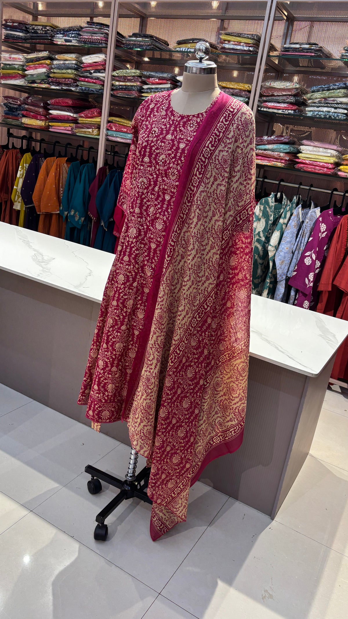 PINK - PURE COTTON KURTA SET