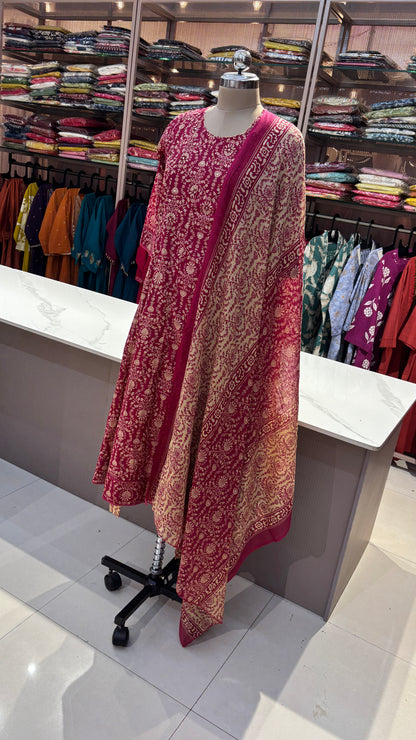 PINK - PURE COTTON KURTA SET