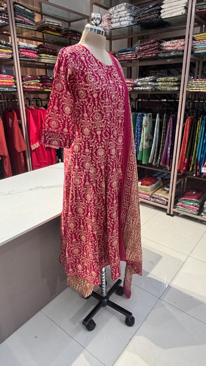 PINK - PURE COTTON KURTA SET