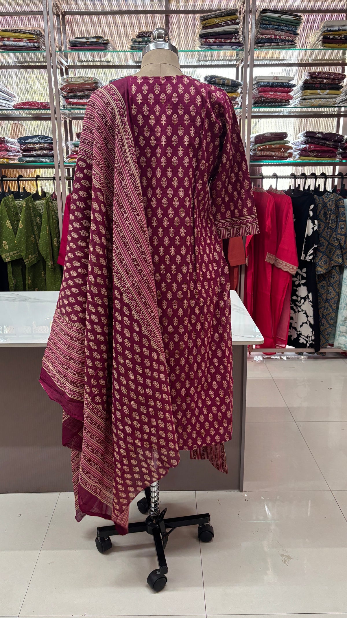 PINK - PURE COTTON KURTA SET