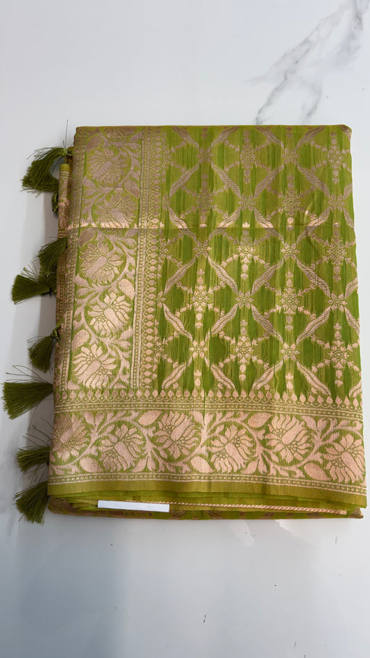 SAGE GREEN- MYSORE COTTON SAREE