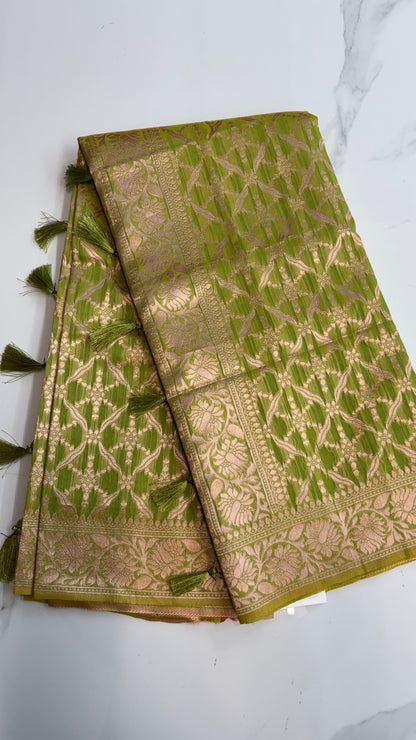 SAGE GREEN- MYSORE COTTON SAREE