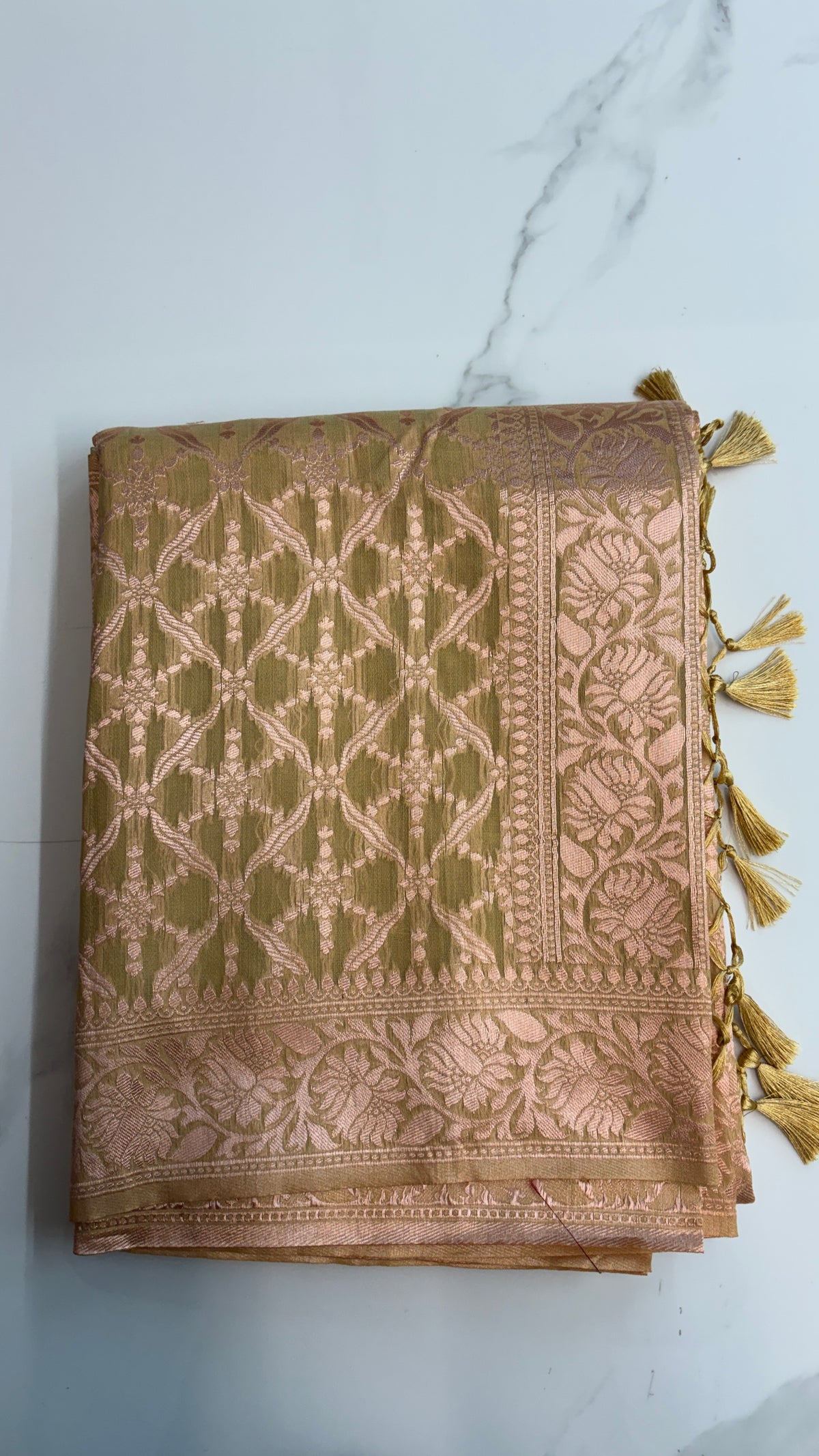 LIGHT SAGE GREEN - MYSORE COTTON SAREE
