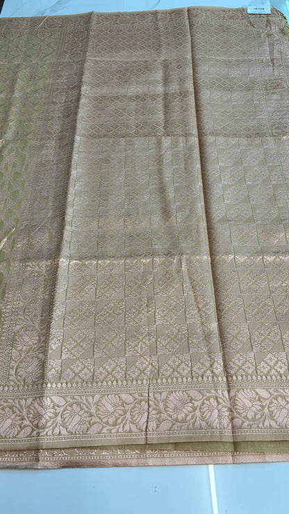 LIGHT SAGE GREEN - MYSORE COTTON SAREE