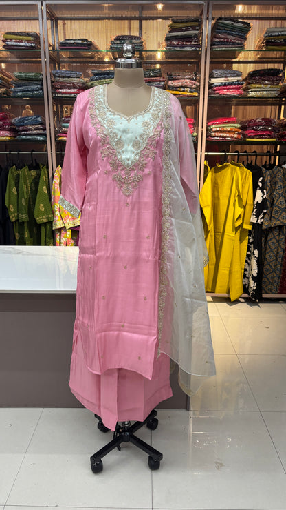 PINK - MULCHANDERI FESTIVE SUIT