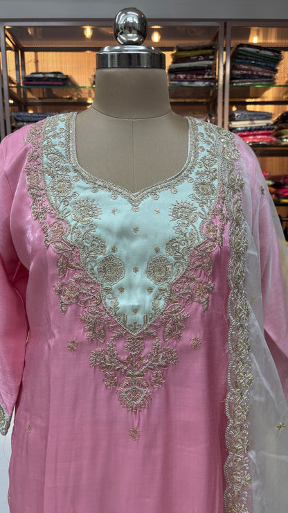 PINK - MULCHANDERI FESTIVE SUIT