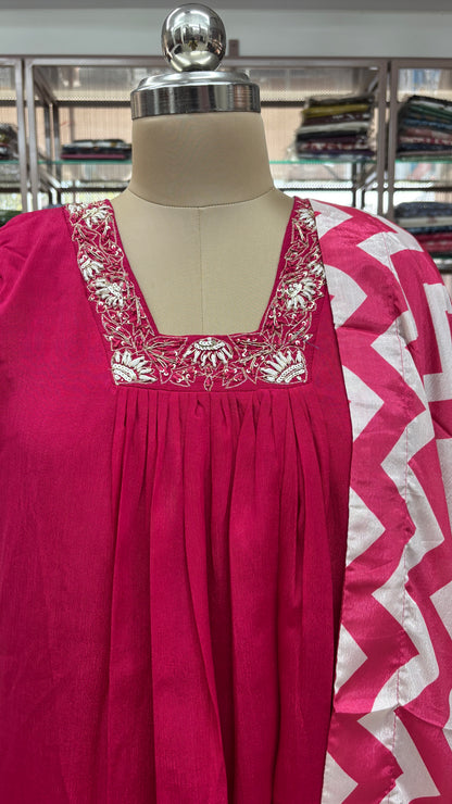 DARK PINK - PARTY WEAR SALWAR SUIT