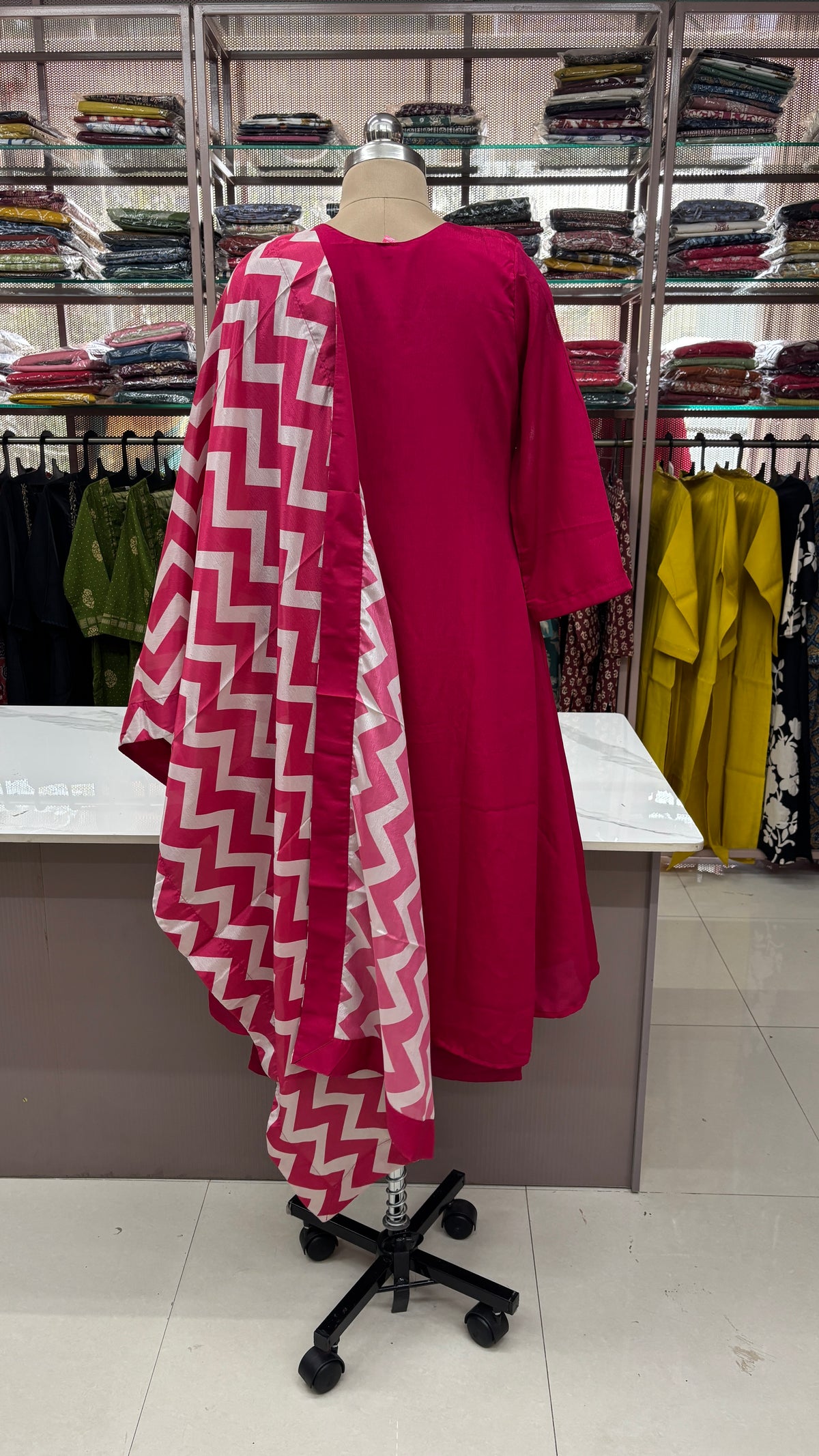 DARK PINK - PARTY WEAR SALWAR SUIT