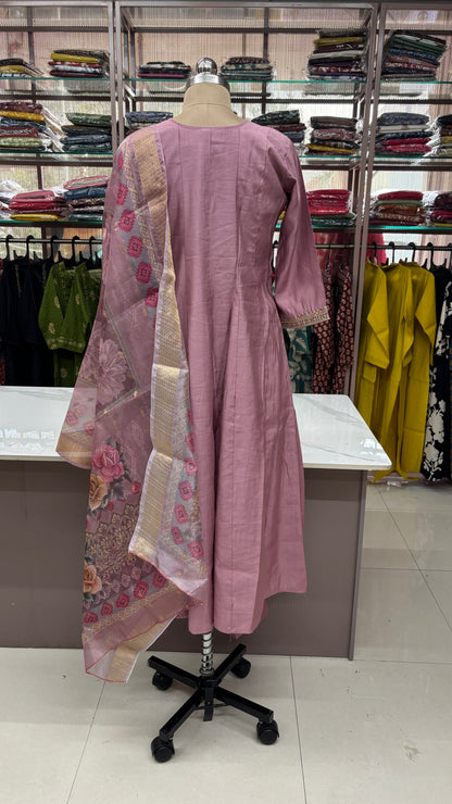 ONION PINK - PARTY WEAR SALWAR SUIT