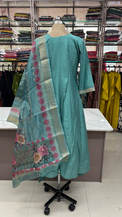 BLUE- PARTY WEAR SALWAR SUIT